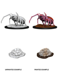 DND UNPAINTED MINIS WV12 GIANT SPIDER/EGG CLUTCH